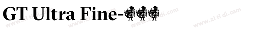 GT Ultra Fine字体转换 GT Ultra Fine字体转换